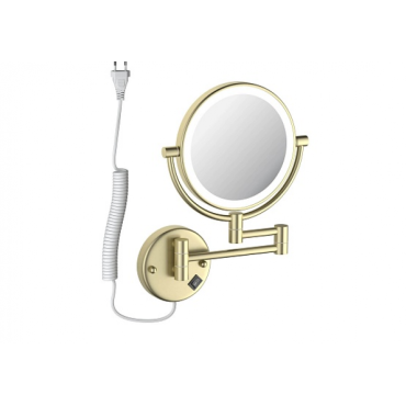 Зеркало косметическое AQUATEK AQ4915BG золото шлифованное