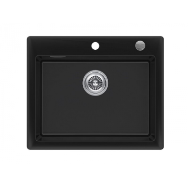 Мойка KUCHENSTERN TOPKERAM 60 302KB30 черный Мойка KUCHENSTERN TOPKERAM 60 302KB30 черный