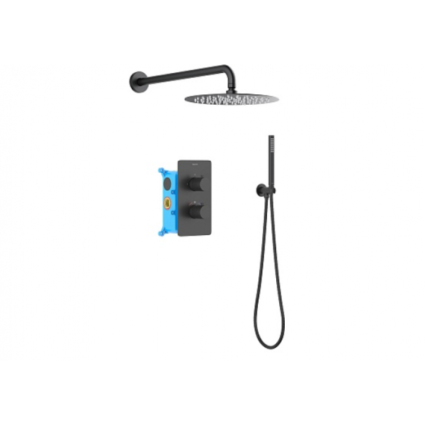 Душевой комплект AQUATEK Европа AQ1376MB матовый черный