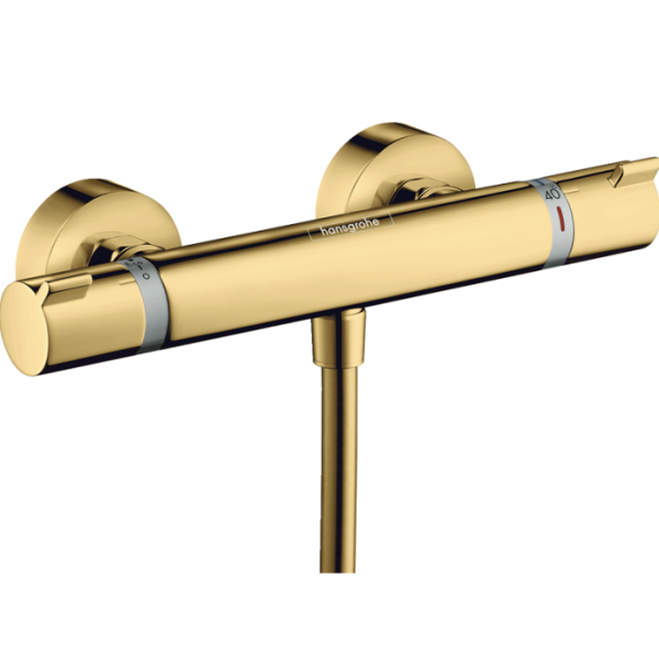Термостат для душа Hansgrohe Ecostat Comfort 13116990 полированное золото