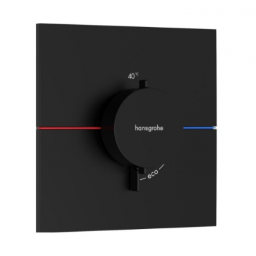 Термостат для душа Hansgrohe ShowerSelect Comfort E 15574670 черный матовый