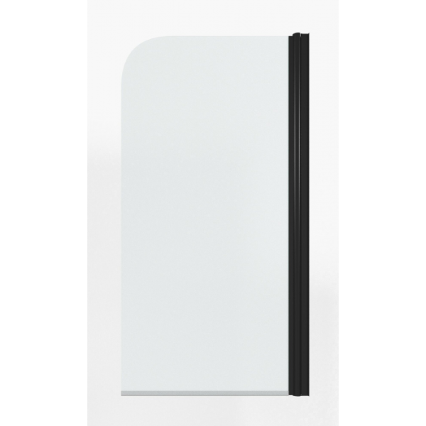 Шторка для ванны поворотная Timo TCM-70/03C-6 на монопетле 1400*700 профиль черный, стекло прозрачное T27