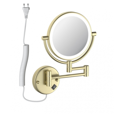 Зеркало с подсветкой Timo Saona 13376/17 золото матовое