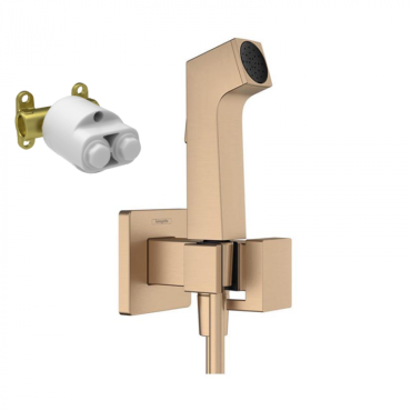 Комплект для гигиенического душа Hansgrohe 29233140Набор (29233140+29235180) шлифованная бронза