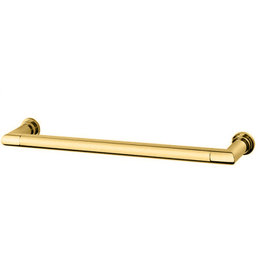 Полотенцесушитель электрический Margaroli Sereno 621 621450BGOS с выключателем, золото брашированное