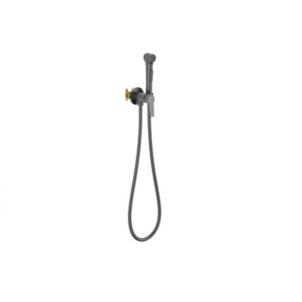Комплект для гигиенического душа AQUATEK Лугано AQ1719BGM оружейная сталь