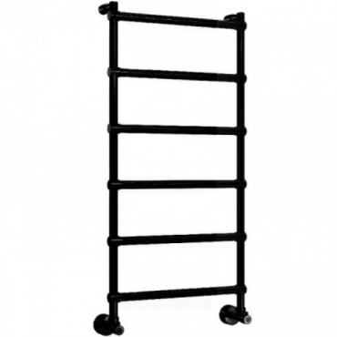 Водяной полотенцесушитель Margaroli Sole 442-6 4424706BMN матовый черный