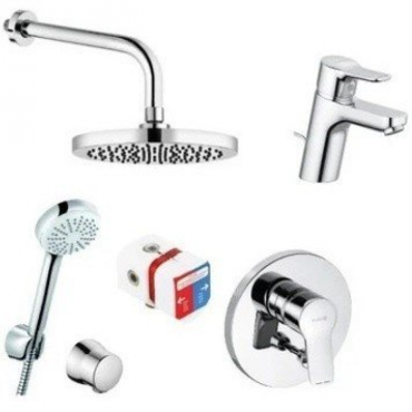 Набор для комплектации душа Kludi Pure&Easy 376300565 хром