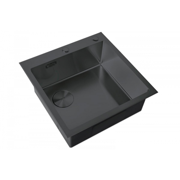 Мойка для кухни ZorG LUX 5151-L GRAFIT графит