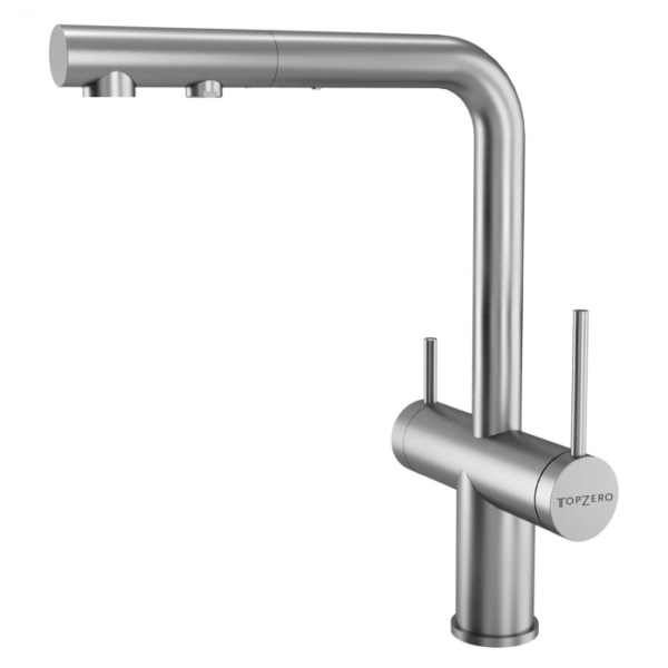Смеситель для кухни TopZero TPZ 308 INOX сталь нержавеющая