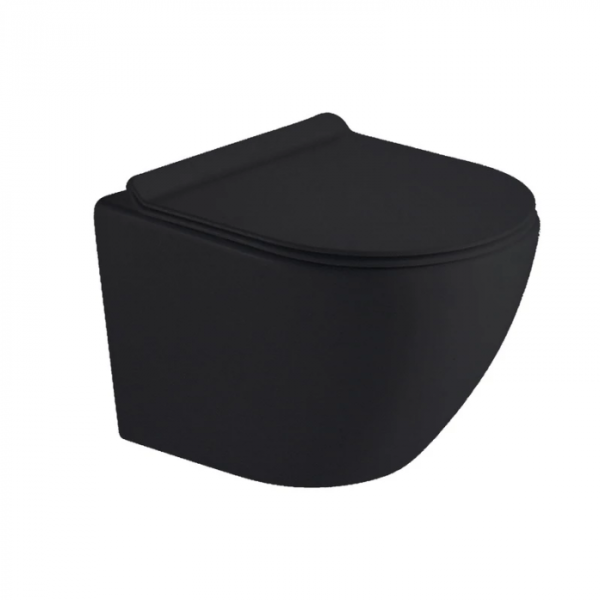 Унитаз подвесной Timo KULO TK-403МВ черный матовый