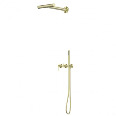 Душевая система Abber Perfekte 316 AF8A18BG золото брашированное