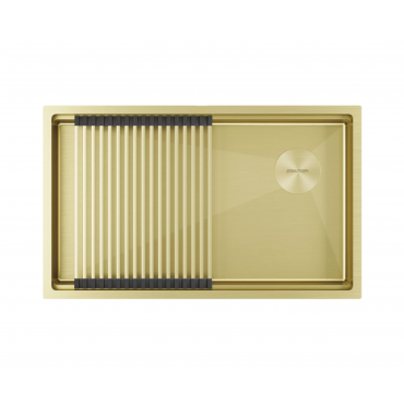 Мойка Paulmark NEXT-PRO 74 UNI PM707445-LG светлое золото