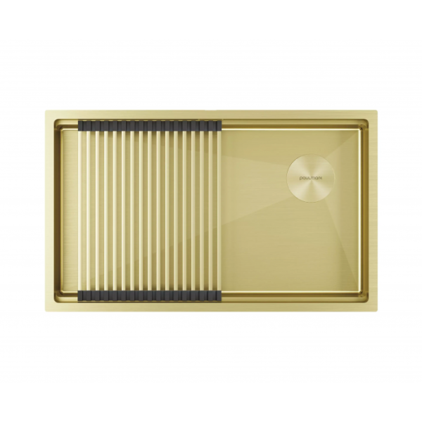 Мойка Paulmark NEXT-PRO 74 UNI PM707445-LG светлое золото