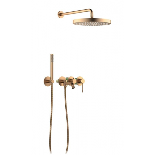 Душевая система встроенная Timo Saona SX-2348/19SM розовое золото