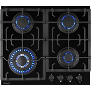 Газовая панель Weissgauff HGG 641 BGSV Nano Glass 441558 Газовая панель Weissgauff HGG 641 BGSV Nano Glass 441558