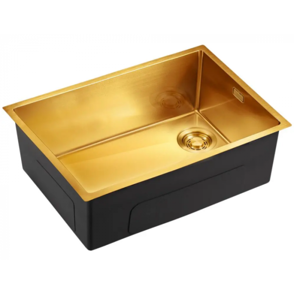 Кухонная мойка Emar 660(UN) PVD Golden