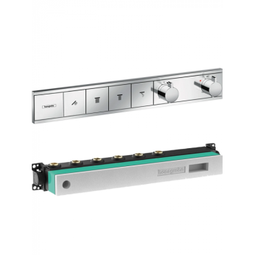Термостат для душа Hansgrohe RainSelect 15382000S (15382000+15312180) хром