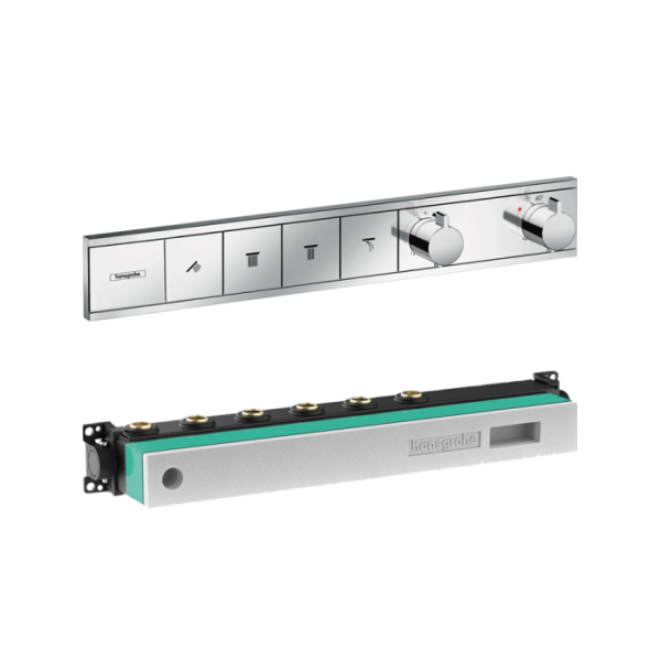 Термостат для душа Hansgrohe RainSelect 15382000S (15382000+15312180) хром
