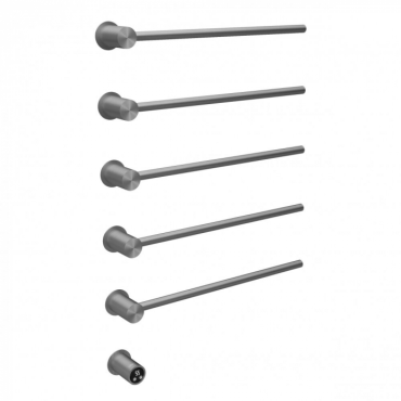 Полотенцесушитель электрический Abber Charme AH4005BST сталь брашированная