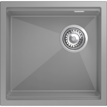 Кухонная мойка Rivelato LN-454-R grigio metallizz Кухонная мойка Rivelato LN-454-R grigio metallizz