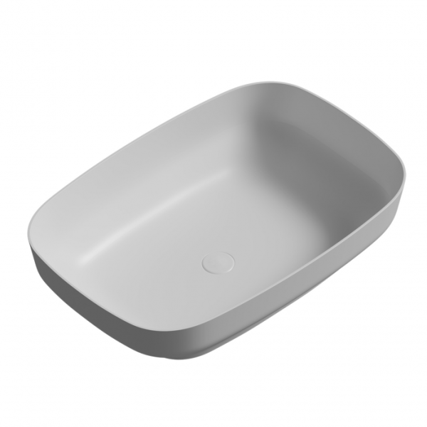 Раковина накладная Abber Rechteck AC2221 белая