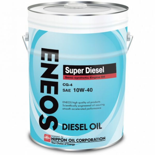 Масло моторное ENEOS Diesel CG-4 10w40 ПолуСинтетика (20л)