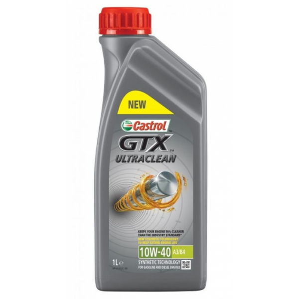 Масло моторное Castrol GTX Ultraclean 10W40 A3/B4 1 л 15A4DE