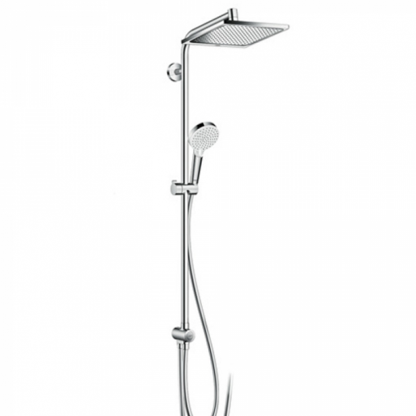 Душевая система Hansgrohe Crometta Е 240 1jet Showerpipe Reno Ecosmart 27289000 хром