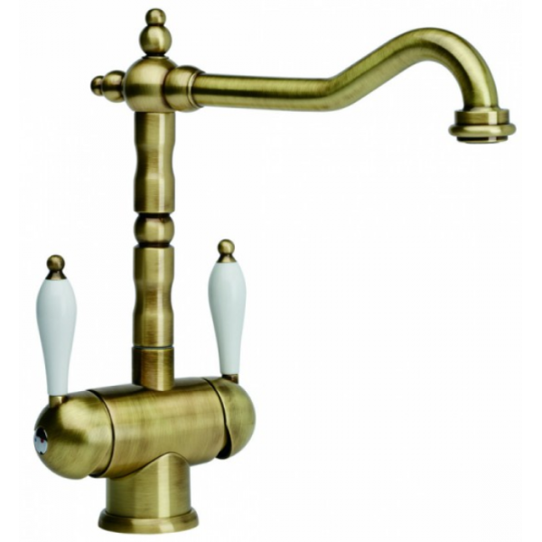 Смеситель для мойки Franke Old England Clear Water с фильтром (115.0370.684) бронза