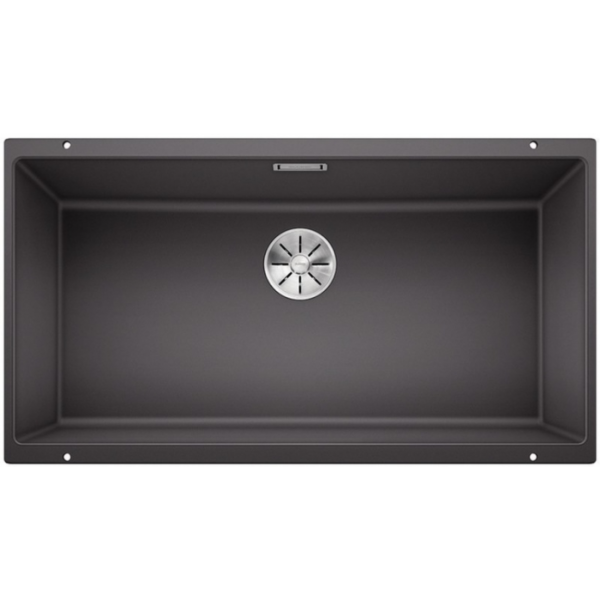 Кухонная мойка Blanco Subline 800-U Silgranit PuraDur 523142 темная скала
