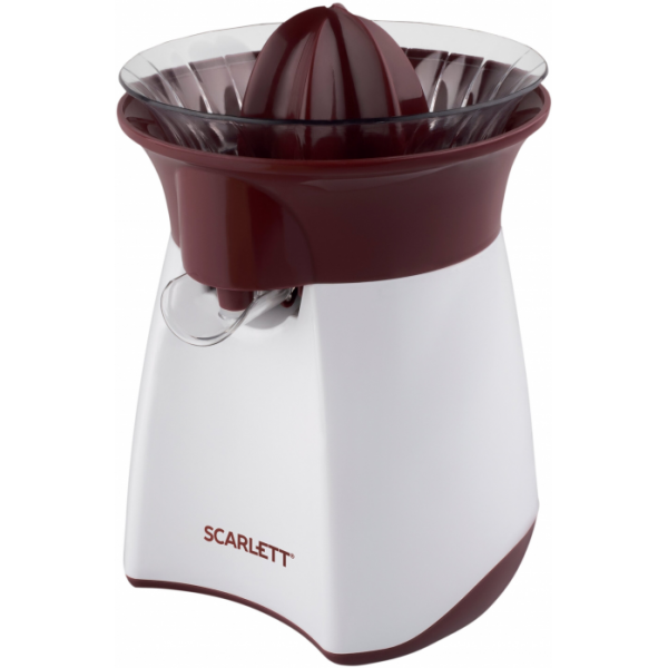 Соковыжималка для цитрусовых Scarlett SC-JE50C07 белый/красный