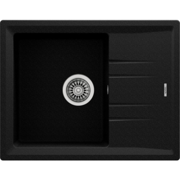 Врезная кухонная мойка Teka Stone 45 S-TG 1B 1D чёрный металлик Врезная кухонная мойка Teka Stone 45 S-TG 1B 1D чёрный металлик