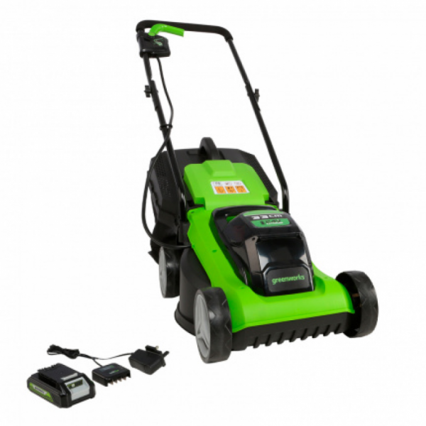 Газонокосилка аккумуляторная GreenWorks G24LM33K2 2509607