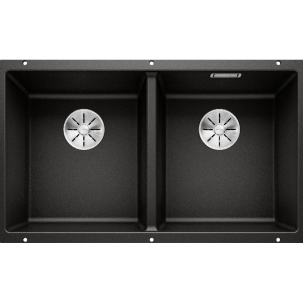 Кухонная мойка Blanco SUBLINE 350/350-U черный InFino 525987