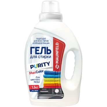 Гель для стирки Maunfeld Purity Max Color 1300г MWL1300BC Гель для стирки Maunfeld Purity Max Color 1300г MWL1300BC