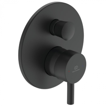 Смеситель для ванны и душа Ideal Standard CERALINE A7389XG черный шелк