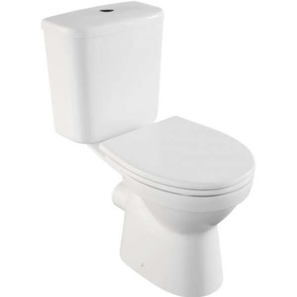 Унитаз напольный Vitra Norm Fit 9844B099-7205 с сиденьем белый