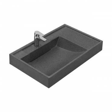 Раковина AQUATON Рейн 80 1A72113KRW210 графит