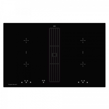 Индукционная варочная панель с вытяжкой Kuppersbusch KMI 8500.0 SR Black Velvet