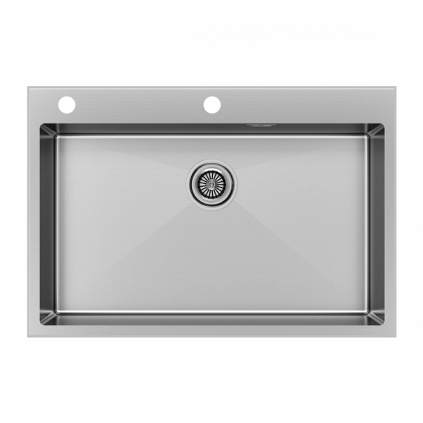 Кухонная мойка Paulmark KRONER-EDGE 75 PM777551-BS брашированная нержавеющая сталь