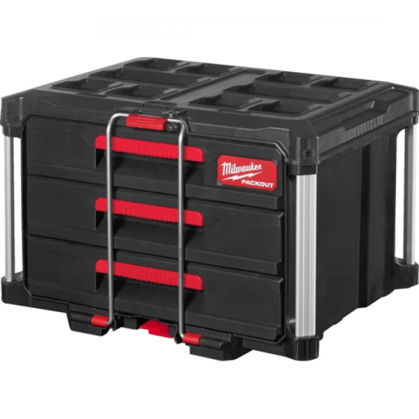 Ящик с 3-мя выдвижными отсеками Milwaukee PACKOUT 4932472130