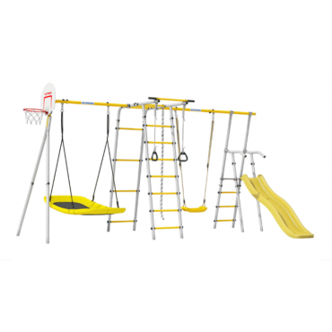 Дачный комплекс Romana Лесная поляна-3-PRO комплект №3 серый/жёлтый