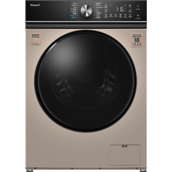 Стиральная машина Weissgauff WM 47148 DC Inverter Steam Champagne 437250