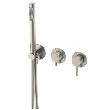 Встраиваемый смеситель AQUAME AQM8805BN никель шлифованный