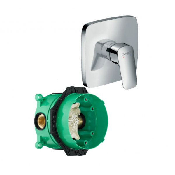 Смеситель для душа Hansgrohe Logis 71605000S (71605000+01800180) хром