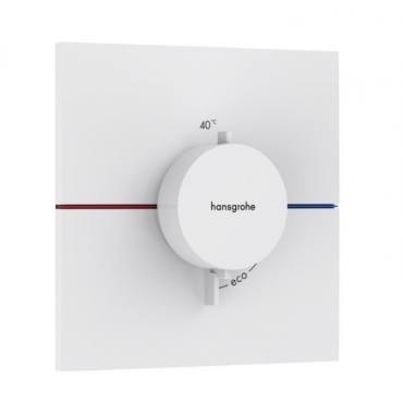 Термостат для душа Hansgrohe ShowerSelect Comfort E 15574700 белый матовый