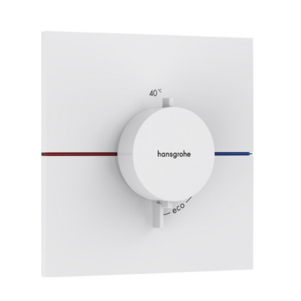 Термостат для душа Hansgrohe ShowerSelect Comfort E 15574700 белый матовый