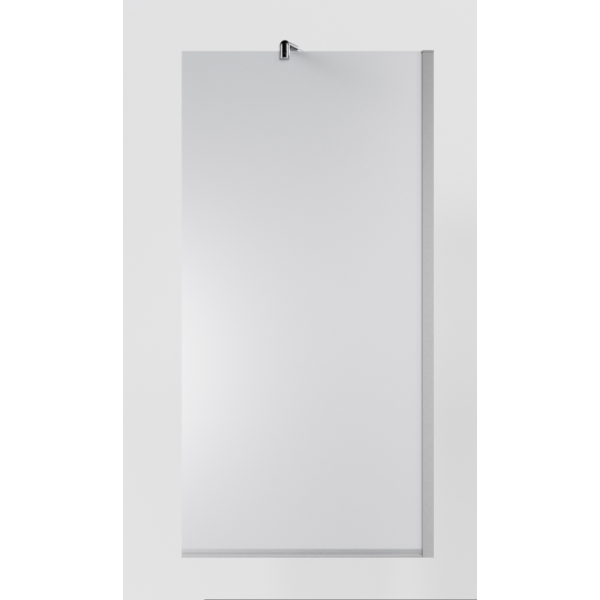 Шторка для ванны Timo TC-80/00F-8 в узком профиле хром 1400*800 стекло матовое T20