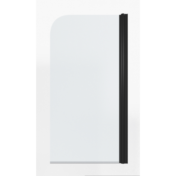 Шторка для ванны поворотная Timo TCM-80/03C-6 на монопетле 1400*800 профиль черный, стекло прозрачное T28